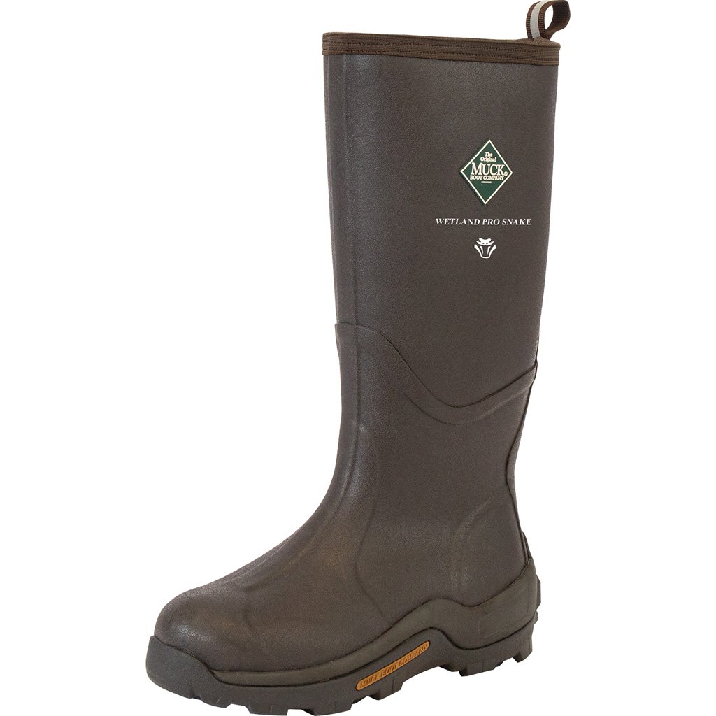 Muck Wetland Pro WETP-900-BRN-120 Snake Boot Brown 12, Waterproof, ASTM Certified