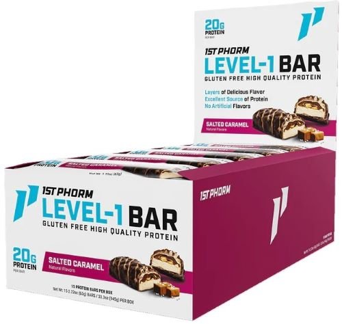 1ST PHORM LEVEL 1 BAR SALTED CARAMEL 15