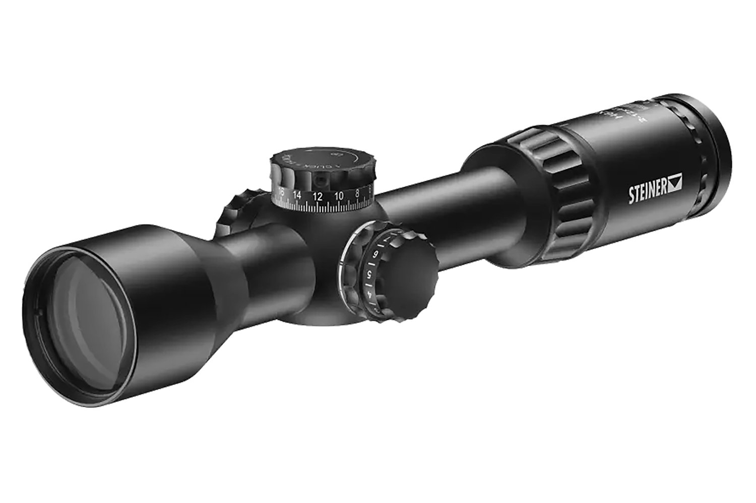 Steiner 8782 H6Xi 2-12x42mm Scope, Illuminated STR-MIL Reticle, 30mm Tube
