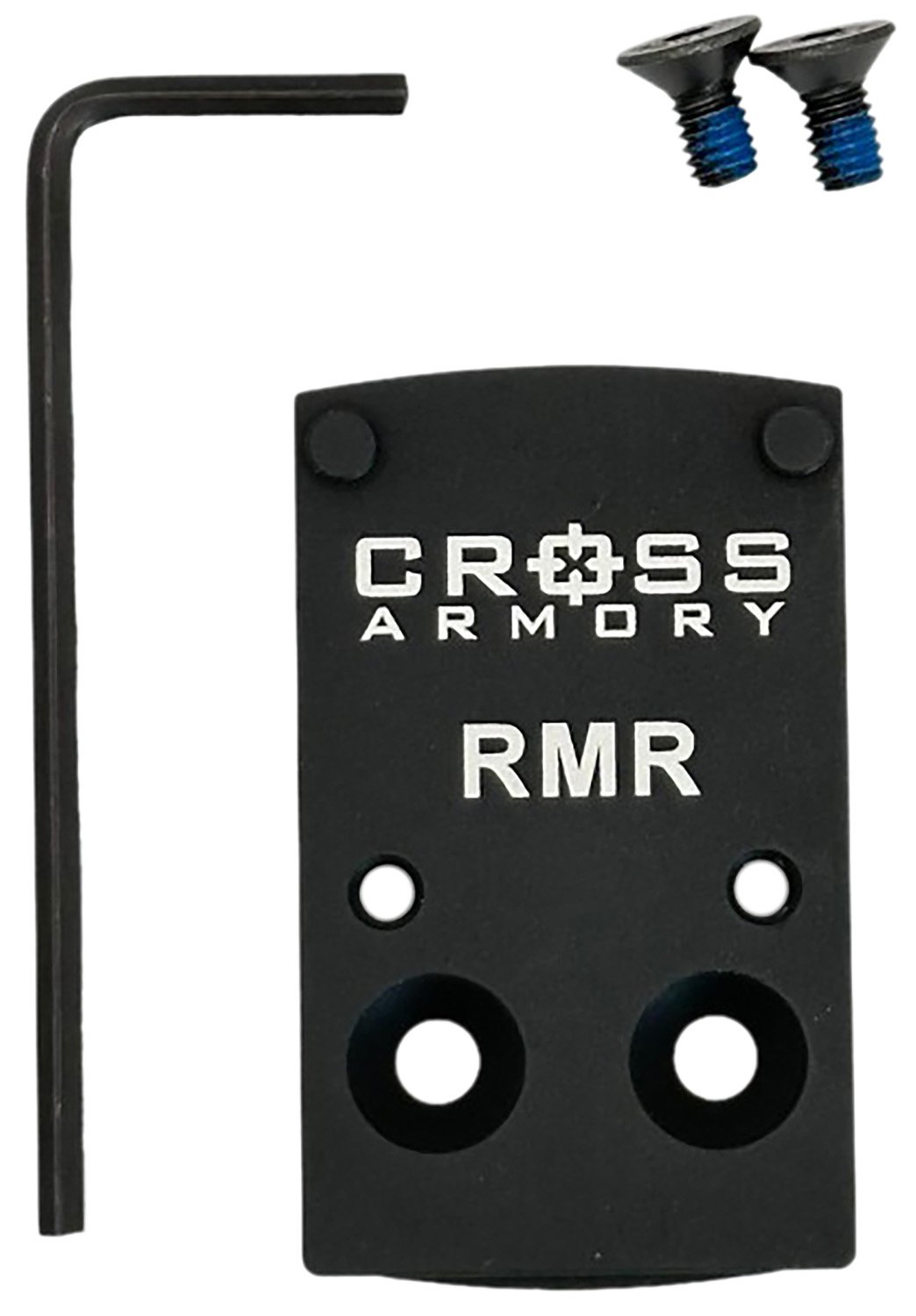 Cross Armory CRRMADAPTER Black Oxide Aluminum RMR Optic Adapter Plate