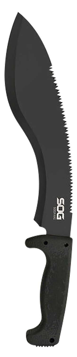 SOG SOGfari Kukri Machete Black Blade with Sheath 18 Inch Length