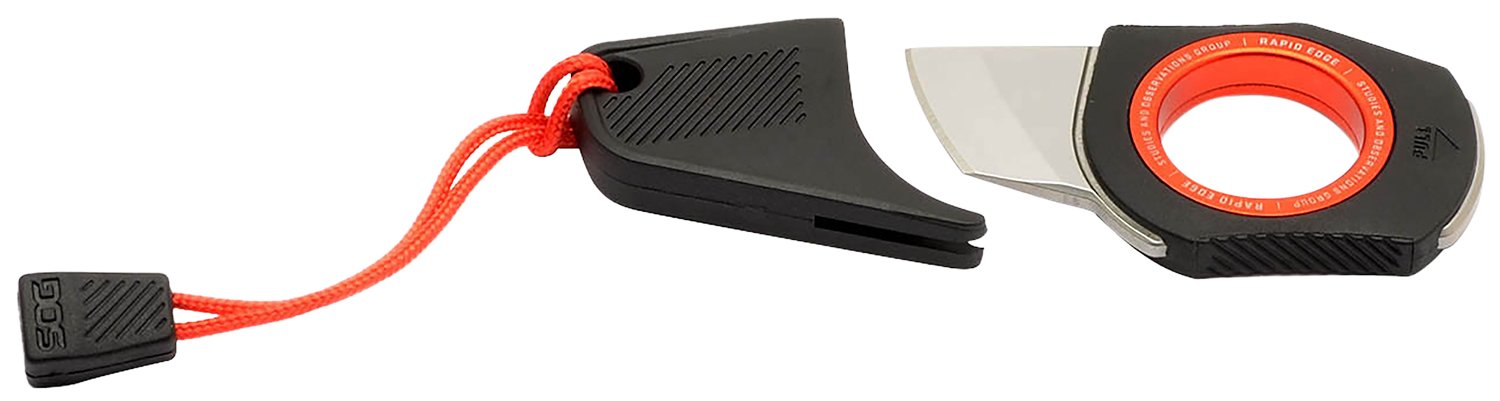 S.O.G SOG18300443 Rapid Rescue Black/Red with Seatbelt Cutter & Breaker