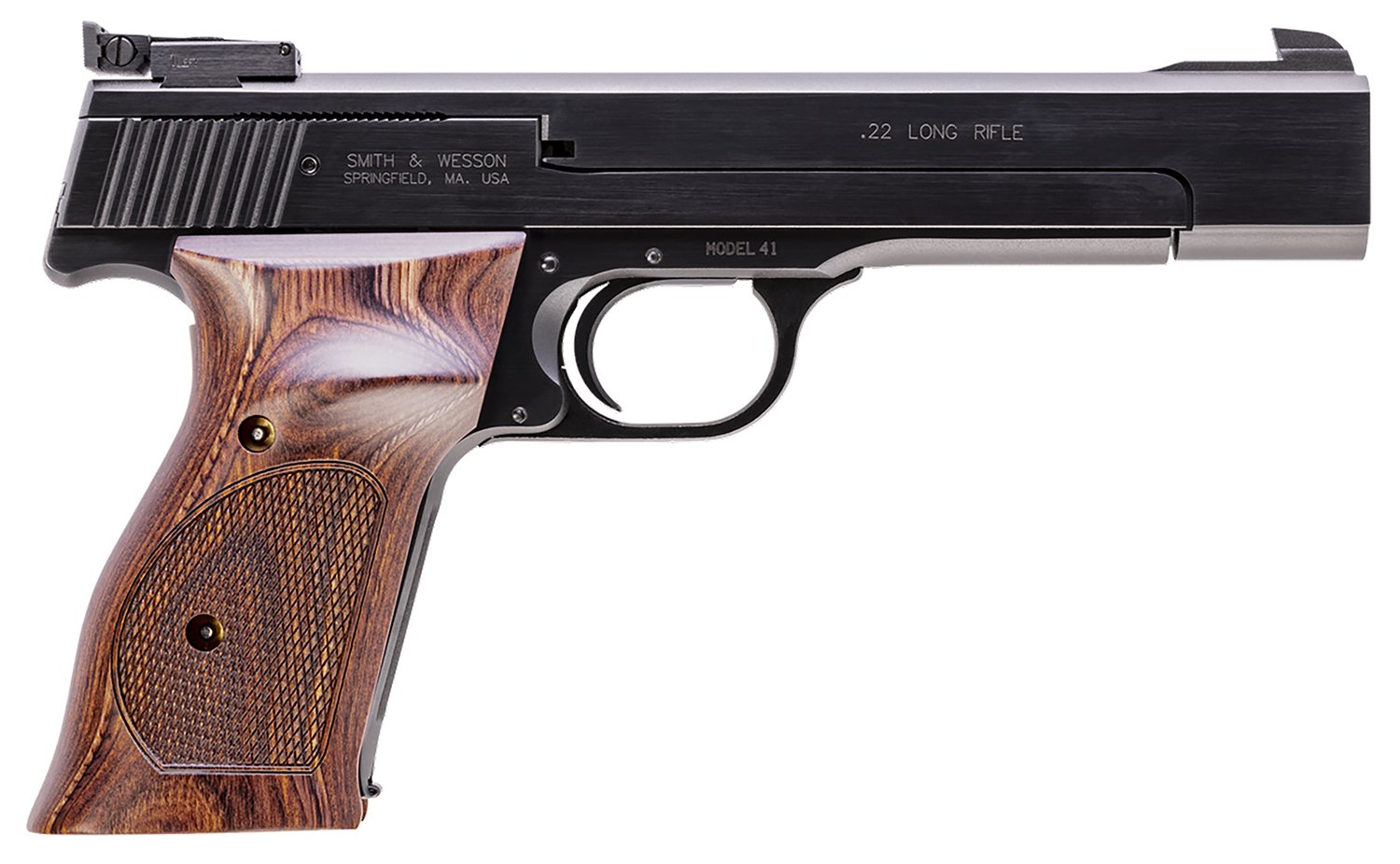 Smith & Wesson M41 22 Long Rifle Pistol 5.5" Blued 10 Round Semi Automatic