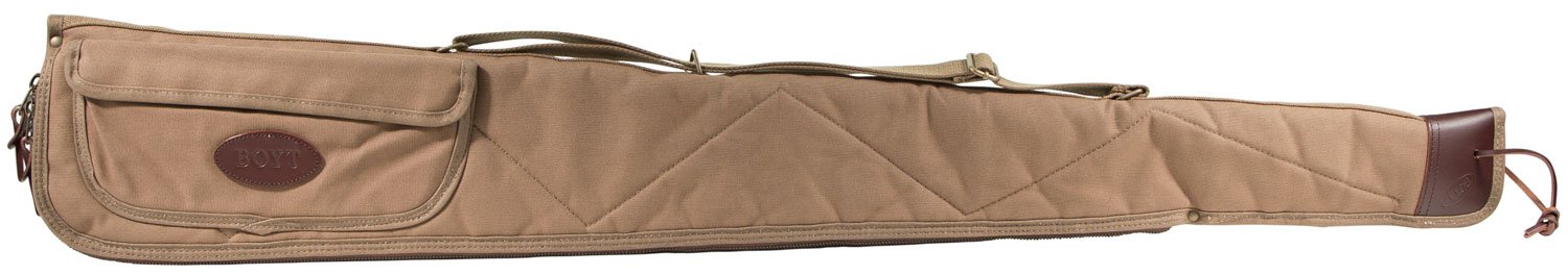 Boyt Harness OGC97PL06 Alaskan Shotgun Case Khaki Canvas 48" Brass Zipper - Boyt Harness Company - KHAKI