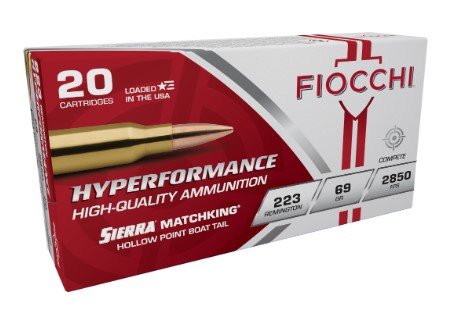 Fiocchi Hyperformance 223 Rem Ammo 69gr Sierra Matchking - Fiocchi - SIERRA MATCHKING BTHP