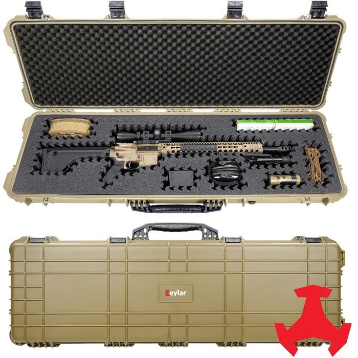 Buy EYLAR SA00014 TAN 48 Inch Hard Rifle Case Ragar Foam online
