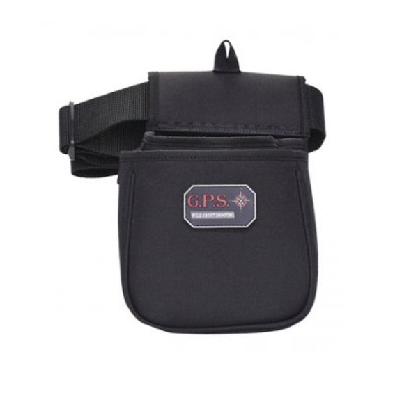 G Outdoors GPS-960CSP Double Shell Pouch with Adjustable Web Belt, Black
