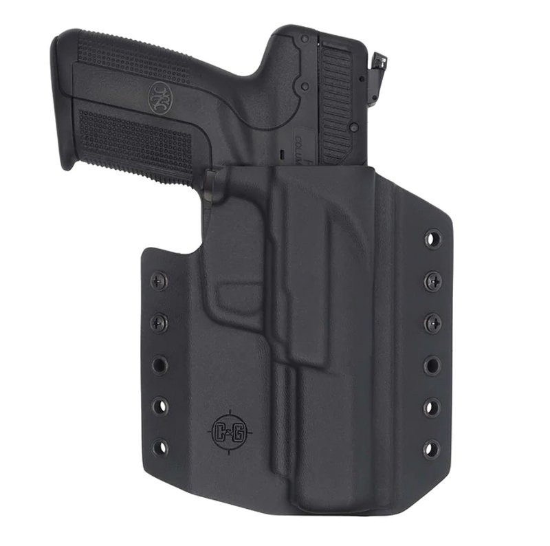 C&G Holsters 055-100 OWB Covert Holster Black FN Five-seveN Right Handed