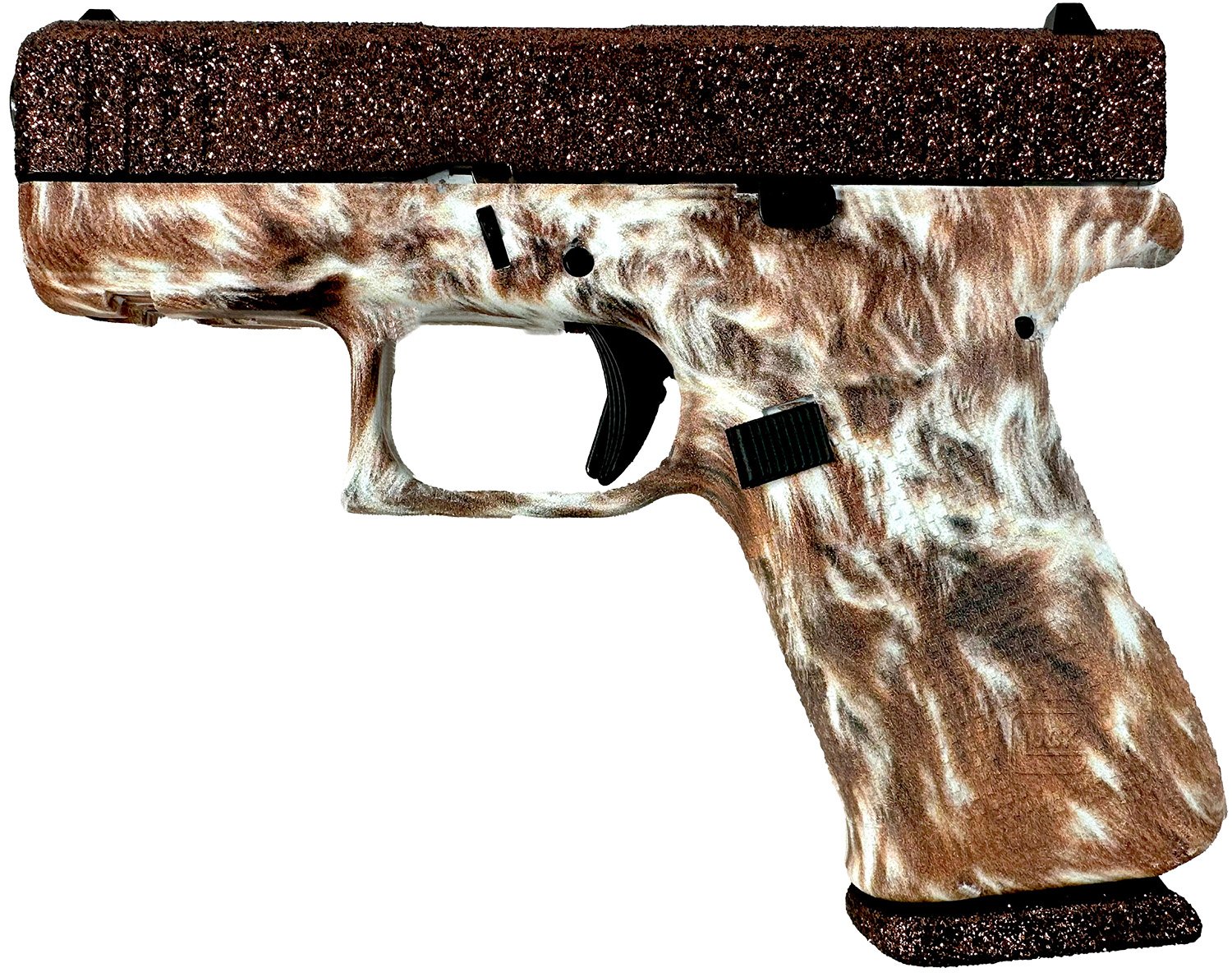 Glock PX4350204NML G43X 9mm 10+1 3.41" Black Twilight Cerakote Slide
