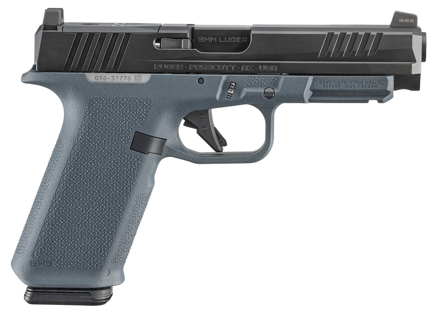 Ruger RXM Handgun 9mm Luger 17rd Magazines (2) 4.5 Barrel Grey OR - RUGER