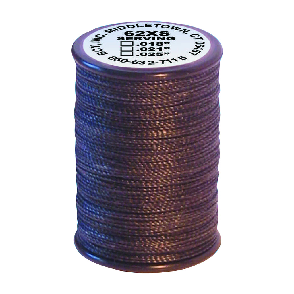 BCY 62XS Braided Center Serving Black .025 60 Yds Polyester/Spectra