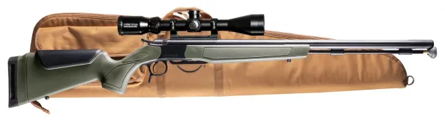 CVA PR2048NSCP Optima 50 Cal 26" Black Nitride Barrel, Konus 3-9x40 Scope - CVA - .50 Caliber