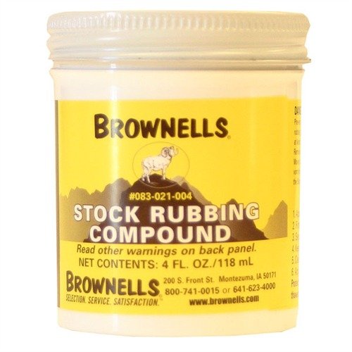 Brownells Original Stock Rubbing Compound 4oz 050806101838 - Brownells