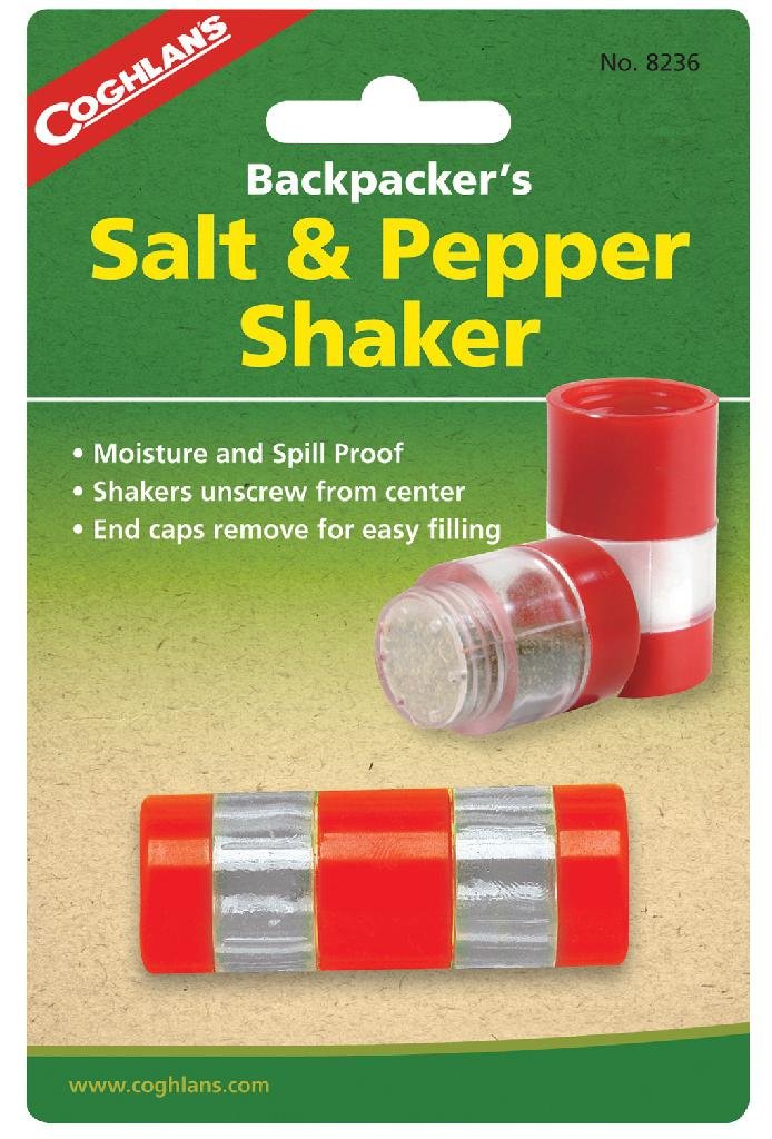 Coghlan's 8236 Salt N Pepper Shakers Spill Proof Camping Set - COGHLAN'S