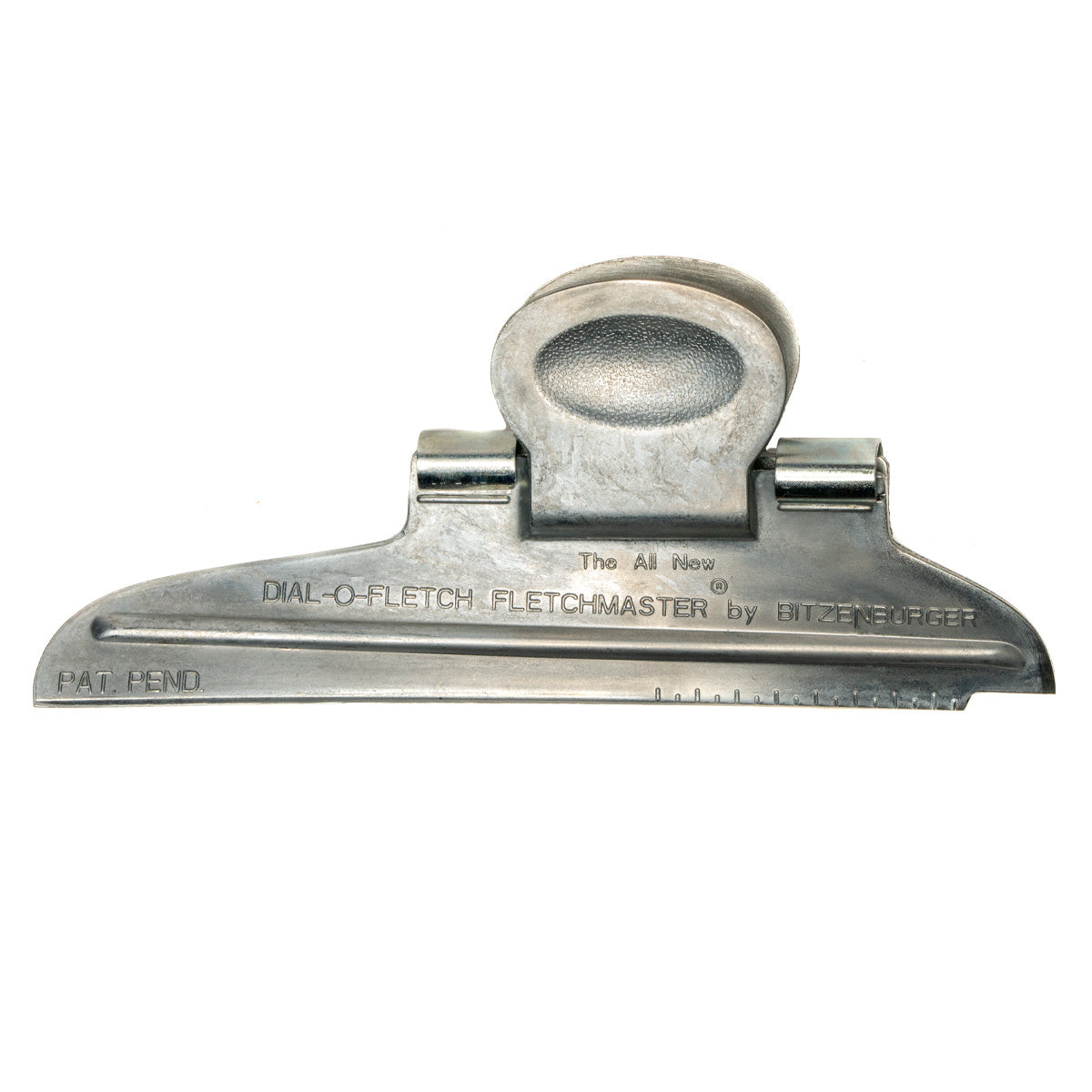 Bitzenburger Fletching Clamp 2002 Silver Right Helical - Bitzenburger