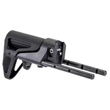 Maxim MXM-48036 Picatinny Rail Stock Black, Adjustable AR-15 Aluminum