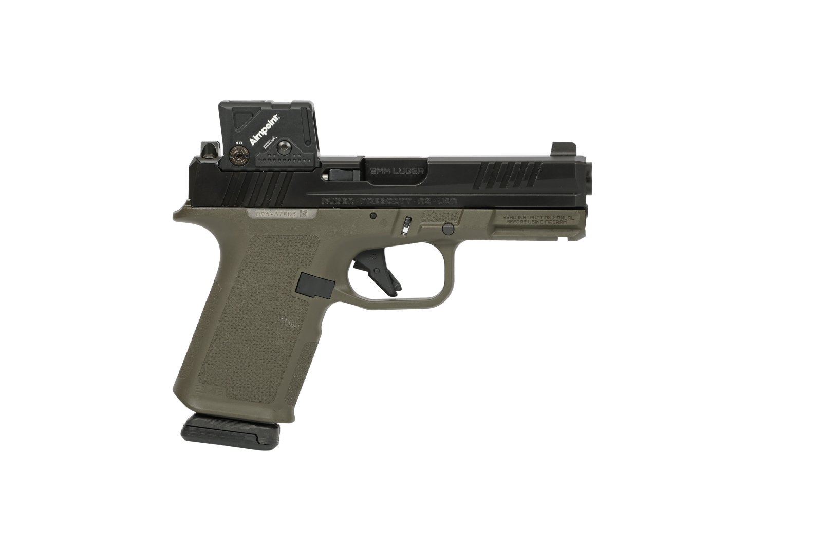 Ruger 19463 RXM 9mm 4" Black FNC Nitride Semi-Auto Pistol
