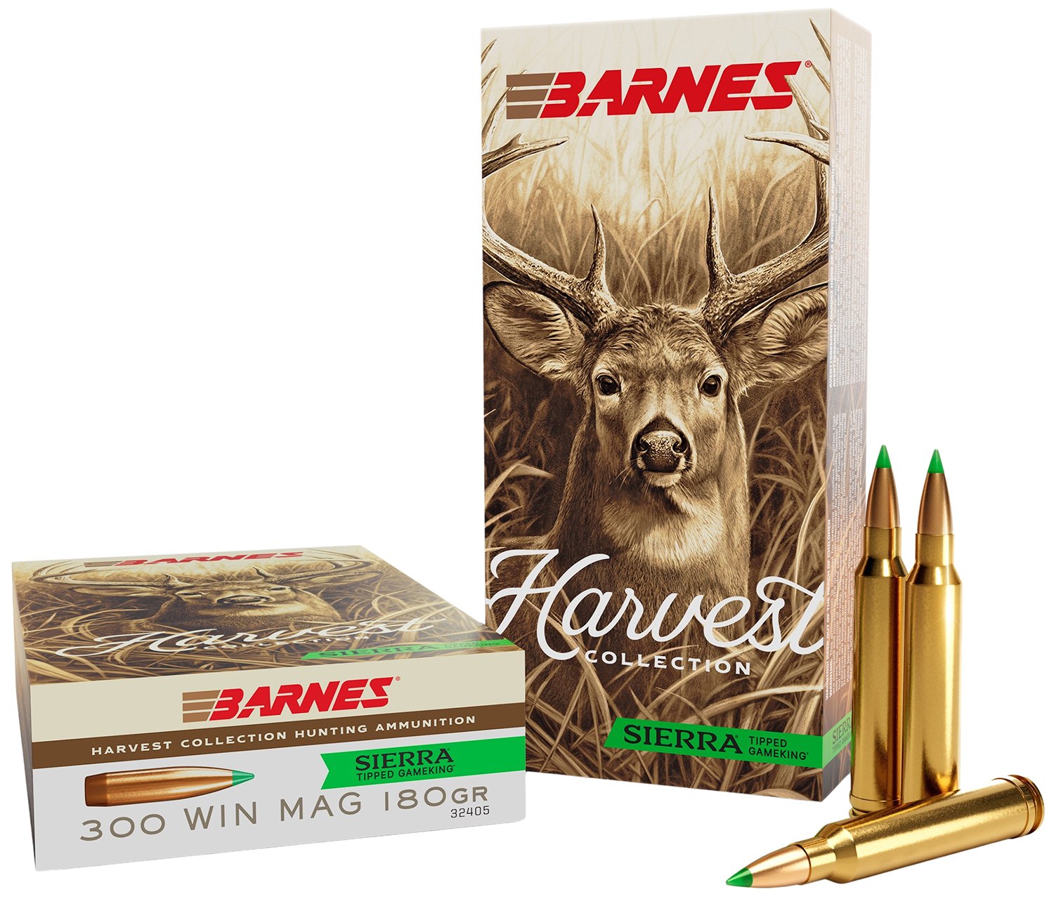 Barnes 32405 .300 WM 180Gr Sierra Tipped GameKing 20/Box Ammo