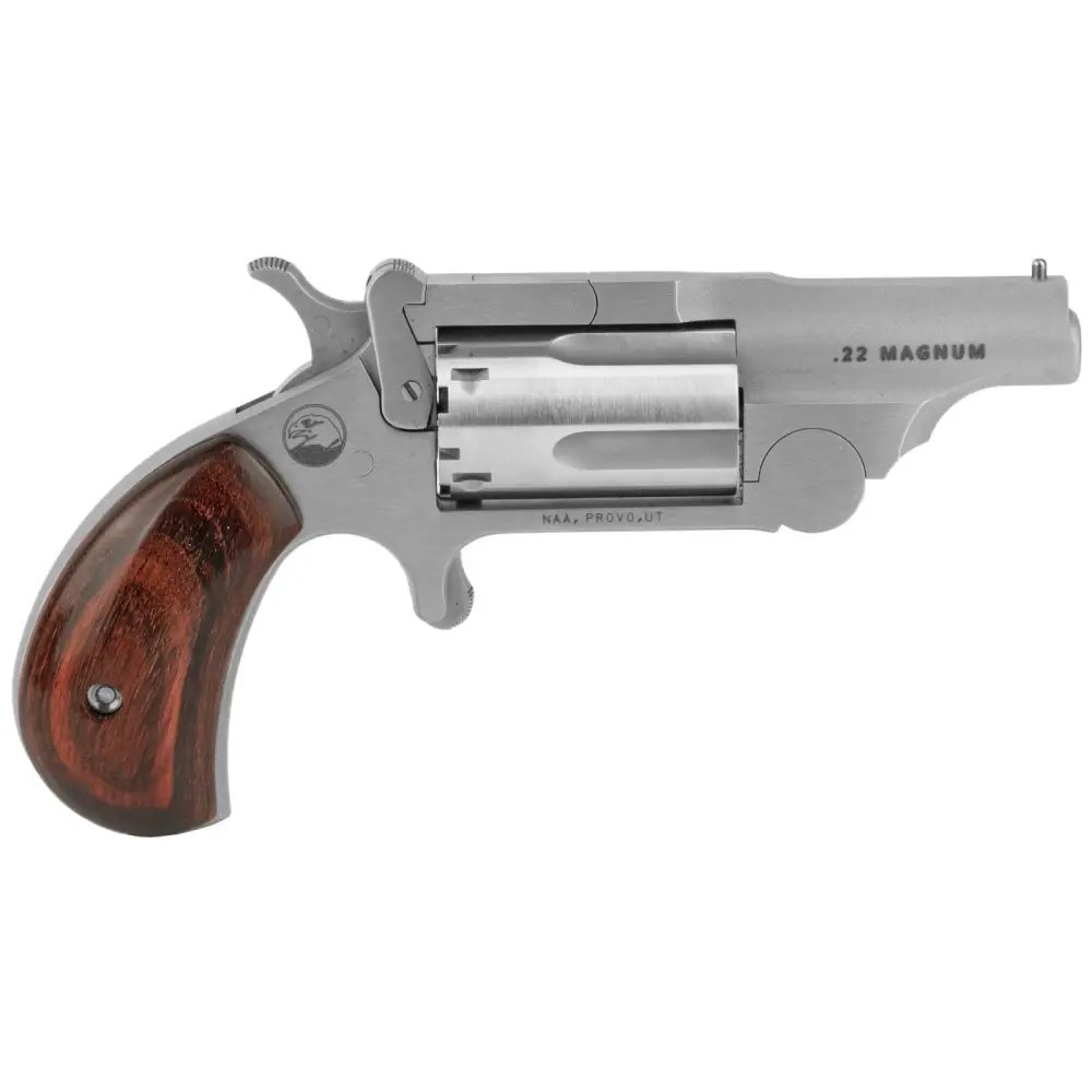 NAA 22MR Ranger II 22 WMR 5 Shot 1.63" Satin Stainless - NAA - SAO
