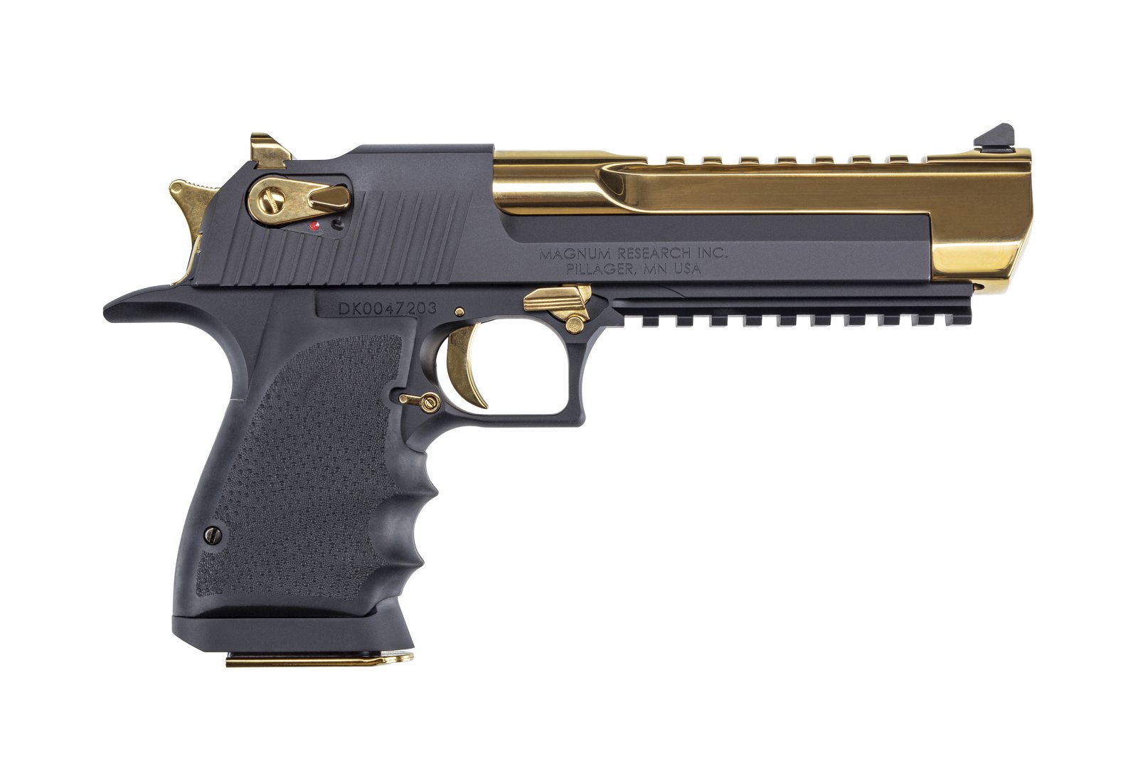 MAGNUM RESEARCH Desert Eagle Mark XIX .44 Mag 6in Blk/Titanium Gold Pistol - Magnum Research - 44 MAGNUM