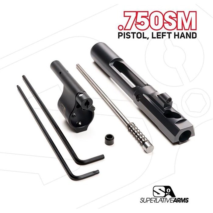 AR-15 ADJ PISTON SYSTEM W-SOLID .750" GAS BLOCK PISTOL - Superlative Arms
