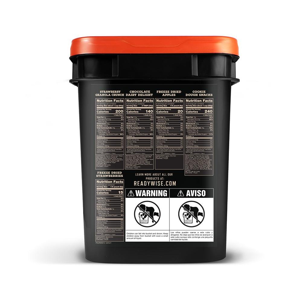 ReadyWise Hunting Bucket Outdoor Meals - ReadyWise