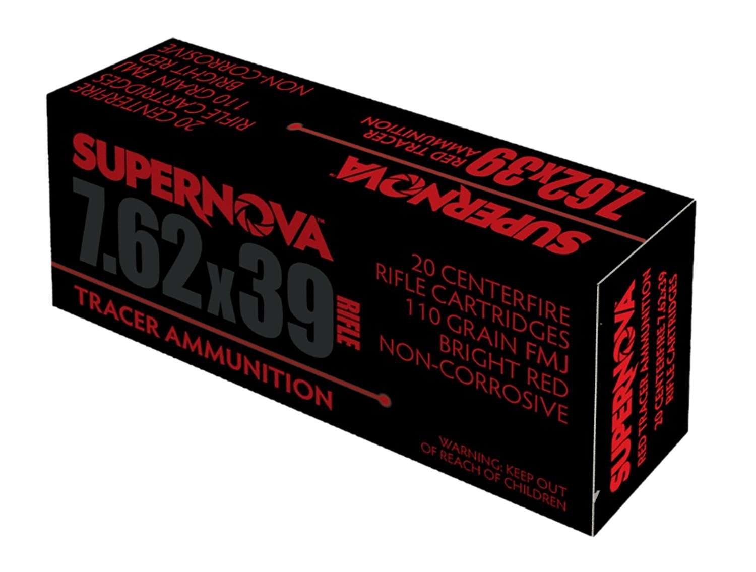 Piney Mountain PMSN762R Red Tracer 7.62mm 124gr FMJ 20/Box