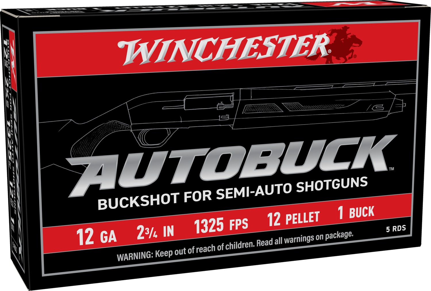 WIN USA BUCKSHOT 12GA 2.75 5/50