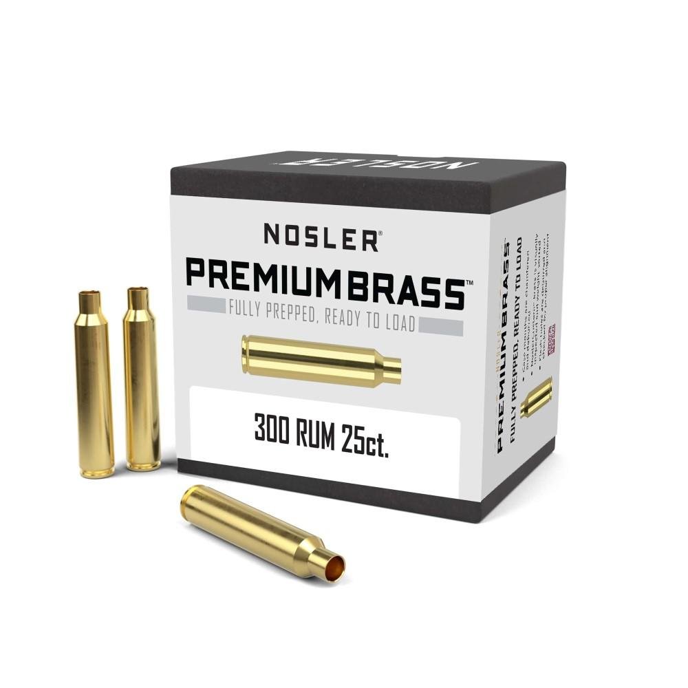 Nosler 11940 Unprimed Brass Rifle Cases .300 Rem Ultra Mag 25ct - Nosler - 300 REMINGTON UL