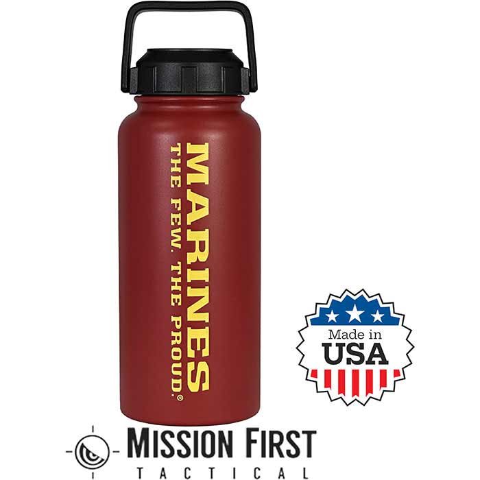 Buy Mission First Tactical USMC 32oz Bottle Red Yellow online