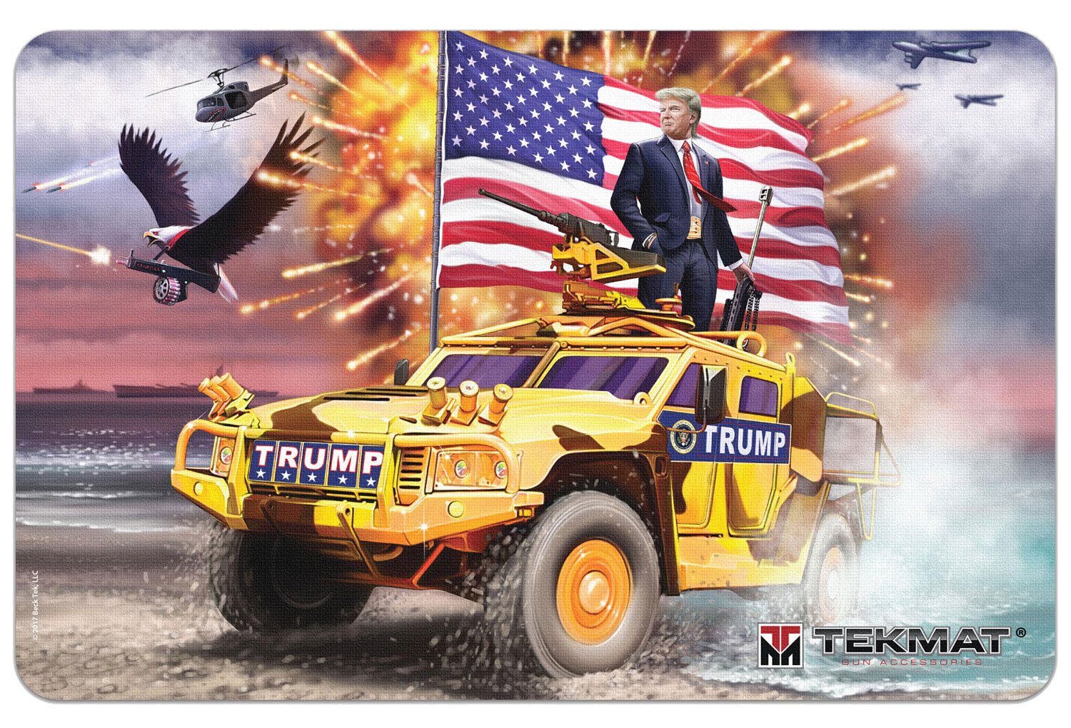 TekMat TEKR17TRUMP Cleaning Mat 11"x17" Rubber - TEKMAT - NOT APPLICABLE