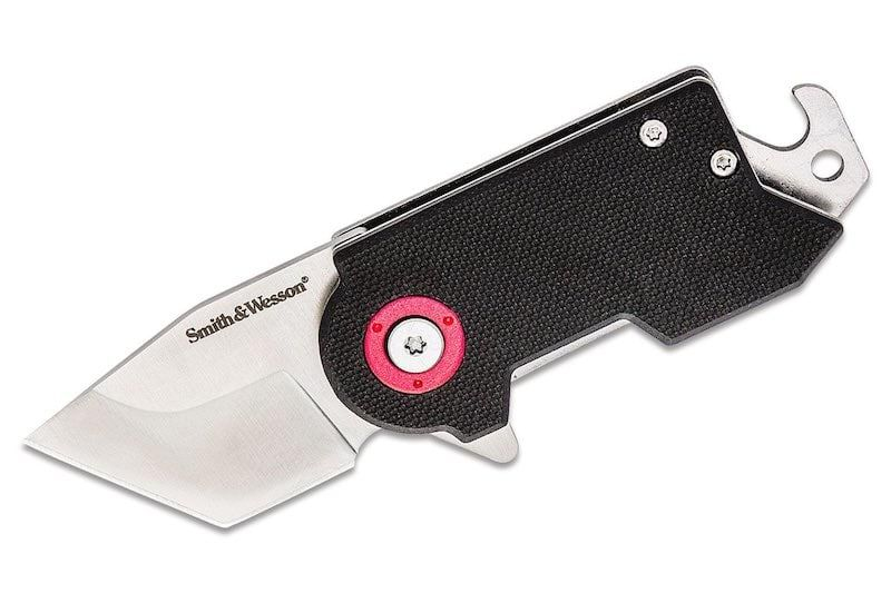 Smith & Wesson 1122566 Benji Folding Knife 1.5" 8Cr13MoV G-10 Handle