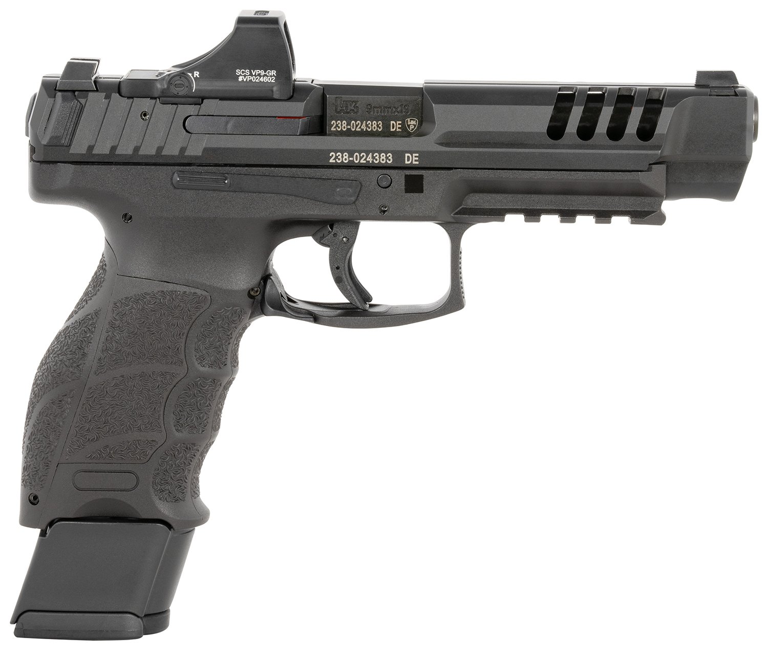 Heckler & Koch 81001159 VP9L 9mm 5" OR Holosun SCS Semi-Auto