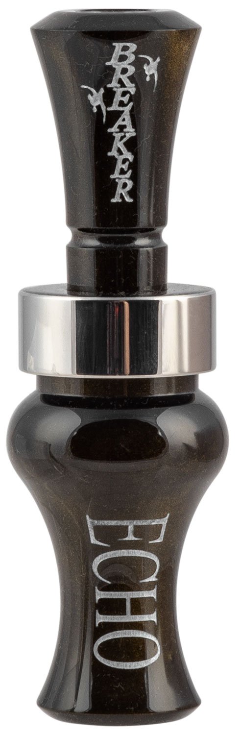 Echo 78909 Breaker Single Reed Duck Call Black Gold Pearl Acrylic - ECHO - DUCKS