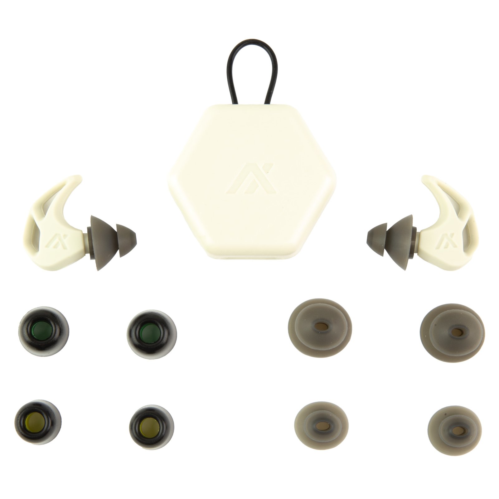 AXIL X20 Earplugs Bone White, Dual Noise Protection, 19-24dB NRR/SNR - AXIL