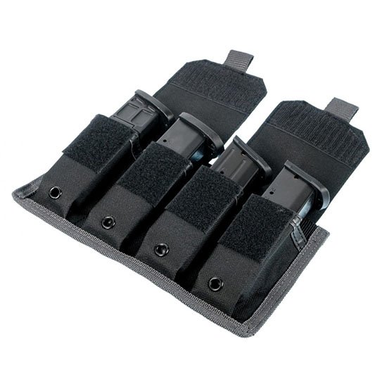Buy SW M&P Pro Tac 4 Pistol Mag Pouch: Durable Ballistic Nylon, Double Stitch, M.O.L.L.E. Attachments, 8.5x5.25x1.5 Inches online