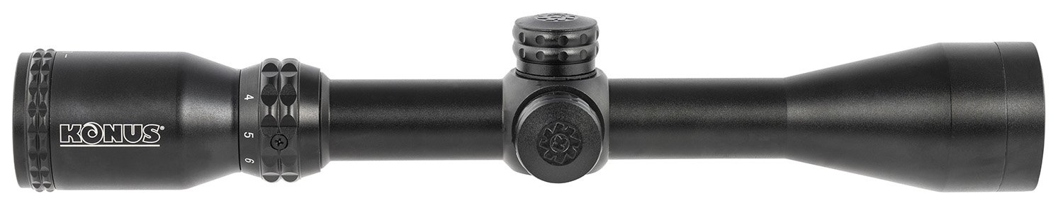Konus KonusPro-275 Muzzleloading Riflescope, 3x-9x Zoom, 40mm Objective, Matte Black, Engraved Ballistic Reticle - Konus - 40MM