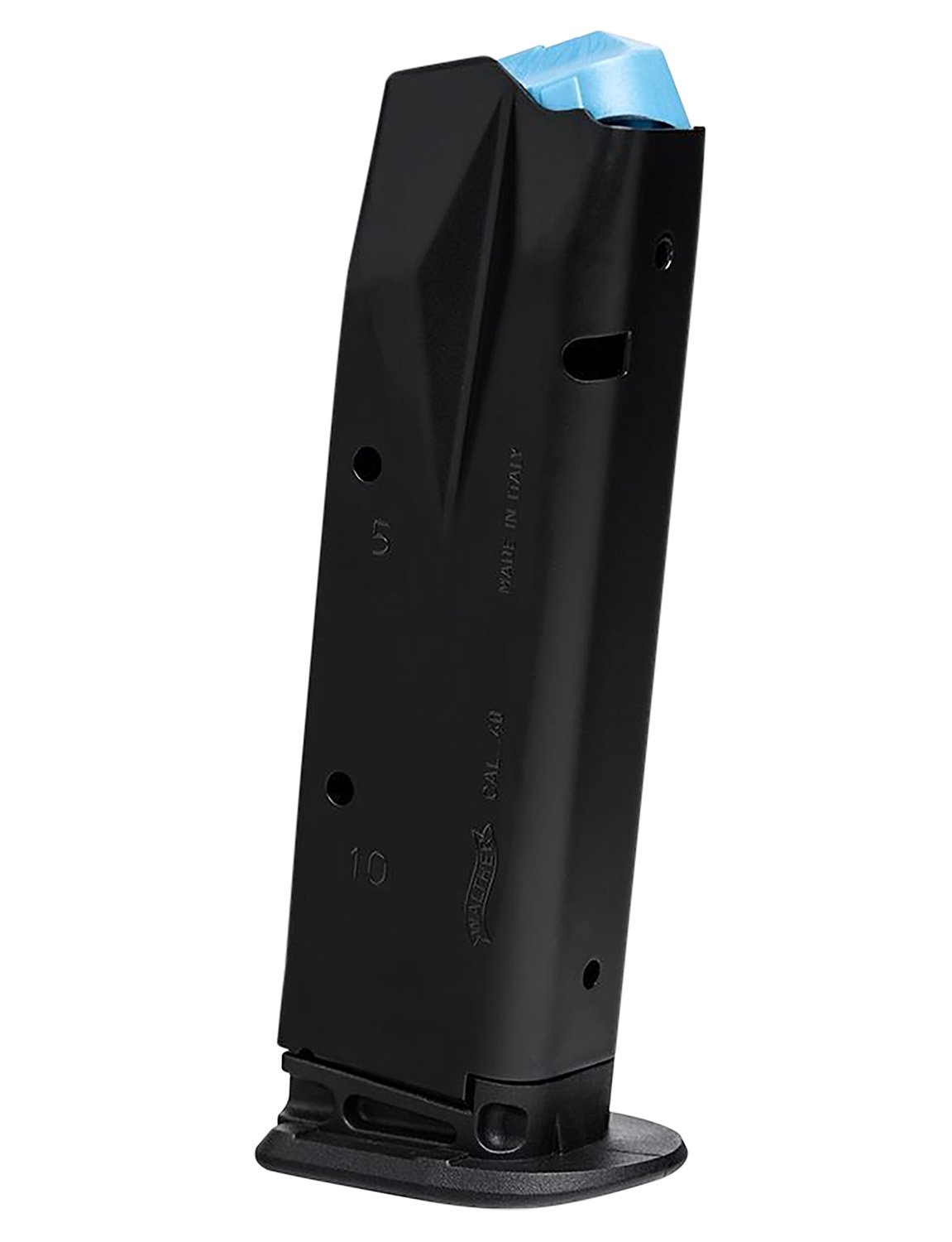 Walther PPQ M1 Classic Magazine, .40 Smith & Wesson, 10-Round Capacity, Anti-Friction Coating, Black