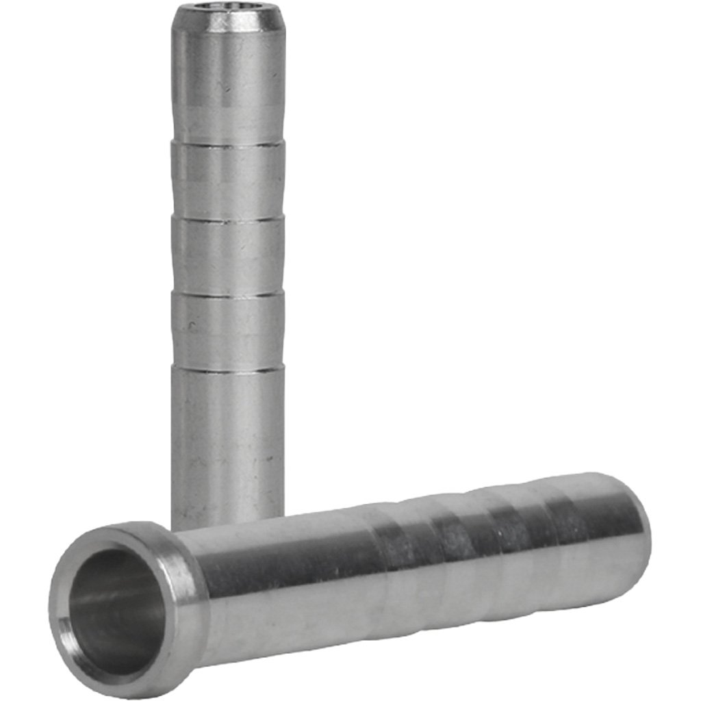 Easton 901019 6.5mm Aluminum Inserts, Silver, 100 Pack