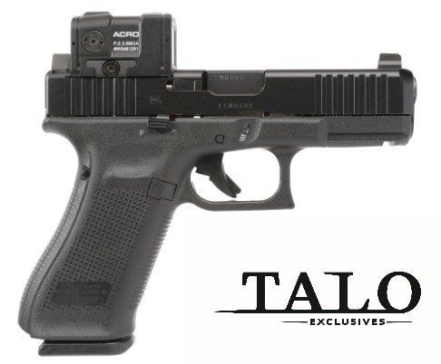 Glock UA455S301MOS7A1 G45 G5 MOS 9mm 4.02" nDLC Semi-Auto Pistol