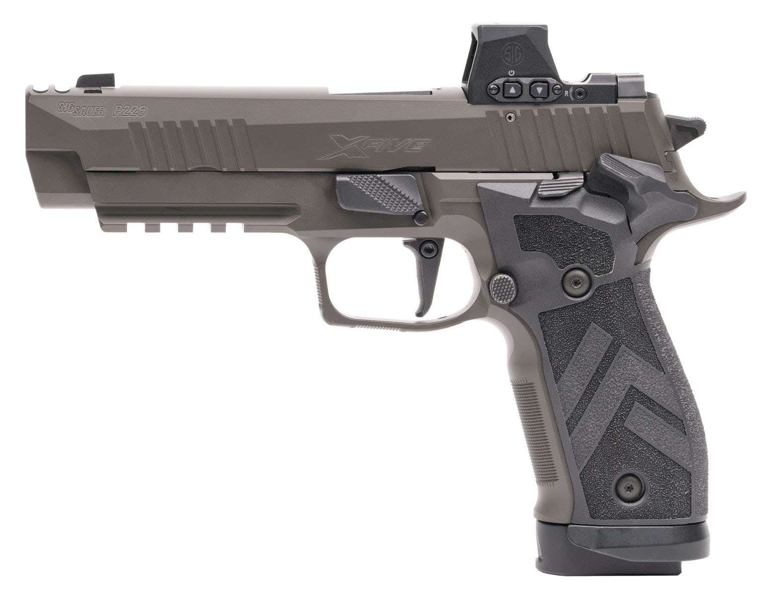Sig P226 X5 Legion 9MM 20RD Romeo-X Optic Gray Cerakote TXG Grip - Sig Sauer - DA/SA