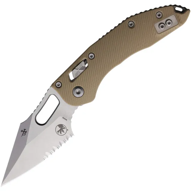 Microtech 169RL-11FLGTTA Stitch 3.7 In SE/PS/SW Tan G-10 Ram-Lok