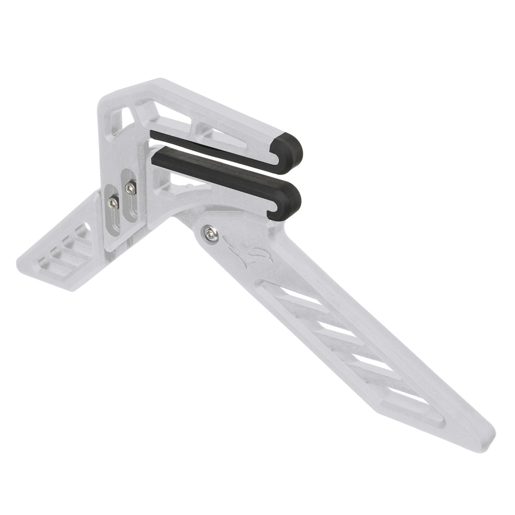 Elevation Raptor Kickstand White, Side Gated, 3.25" Limb Width, Nylon