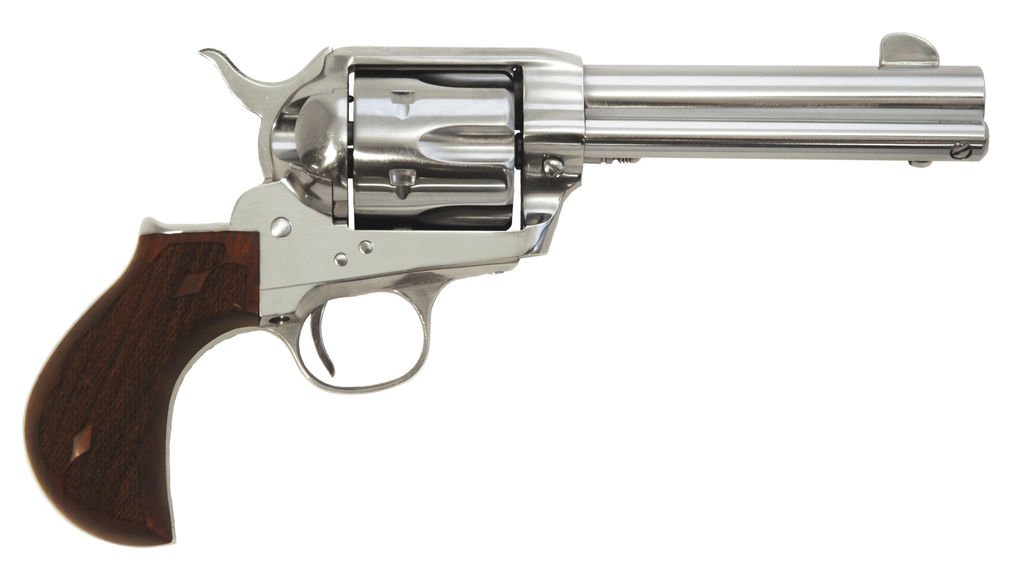 Pietta PP4507 Cimarron Thunderball 45LC Revolver 4.75" Stainless Steel