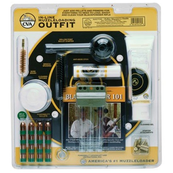 CVA Muzzle Accessories Outfit 50 Caliber Pellet Shooters AA1716