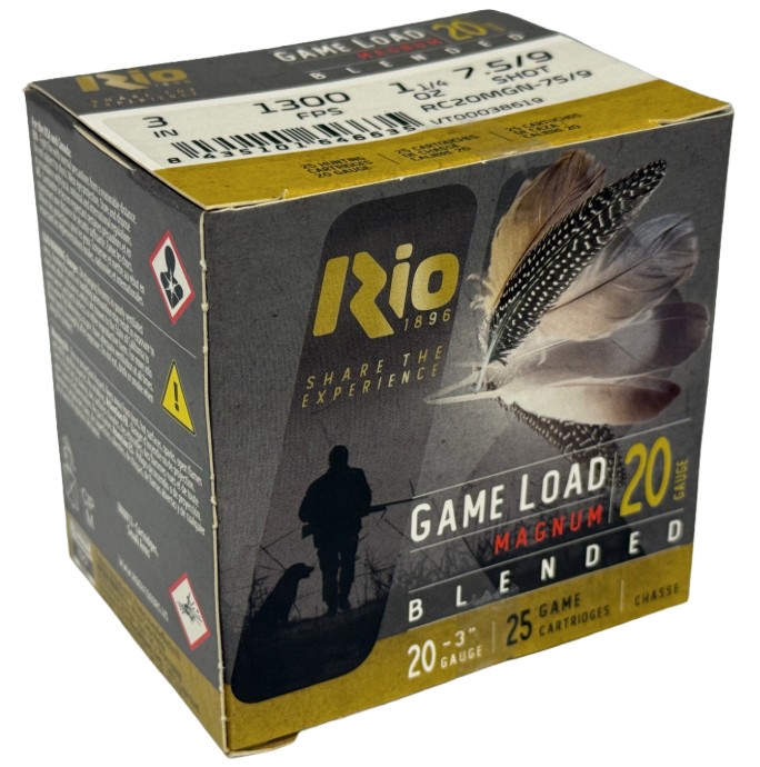 Rio Ammunition RC20MGN-7/9 20ga 3" 1 1/4oz #7.5 Blended Game Load - Rio Ammunition