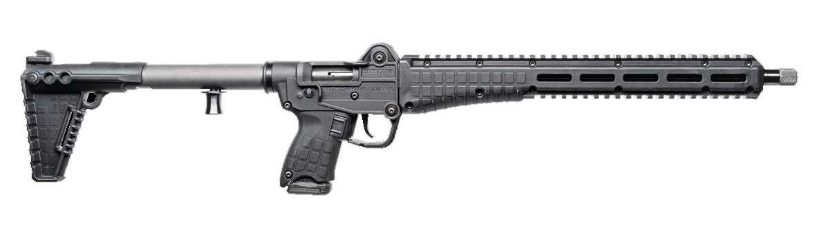KEL-TEC SUB2000 Gen3 9mm 16.15in 10rd Glock 17/19 Mags Rifle SUB2K9GLKBLK10 - Kel-Tec - 9mm