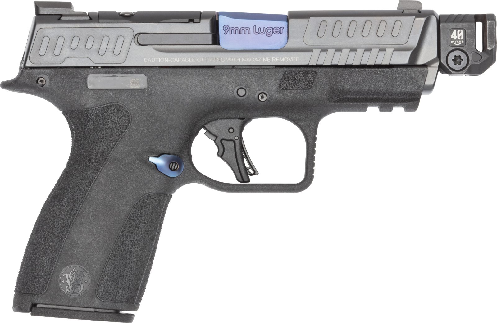 S&W M&P M&P 9mm Luger Davidson's Exclusive, Opt Rdy 13+1, 15+1 4.100 Black Polymer