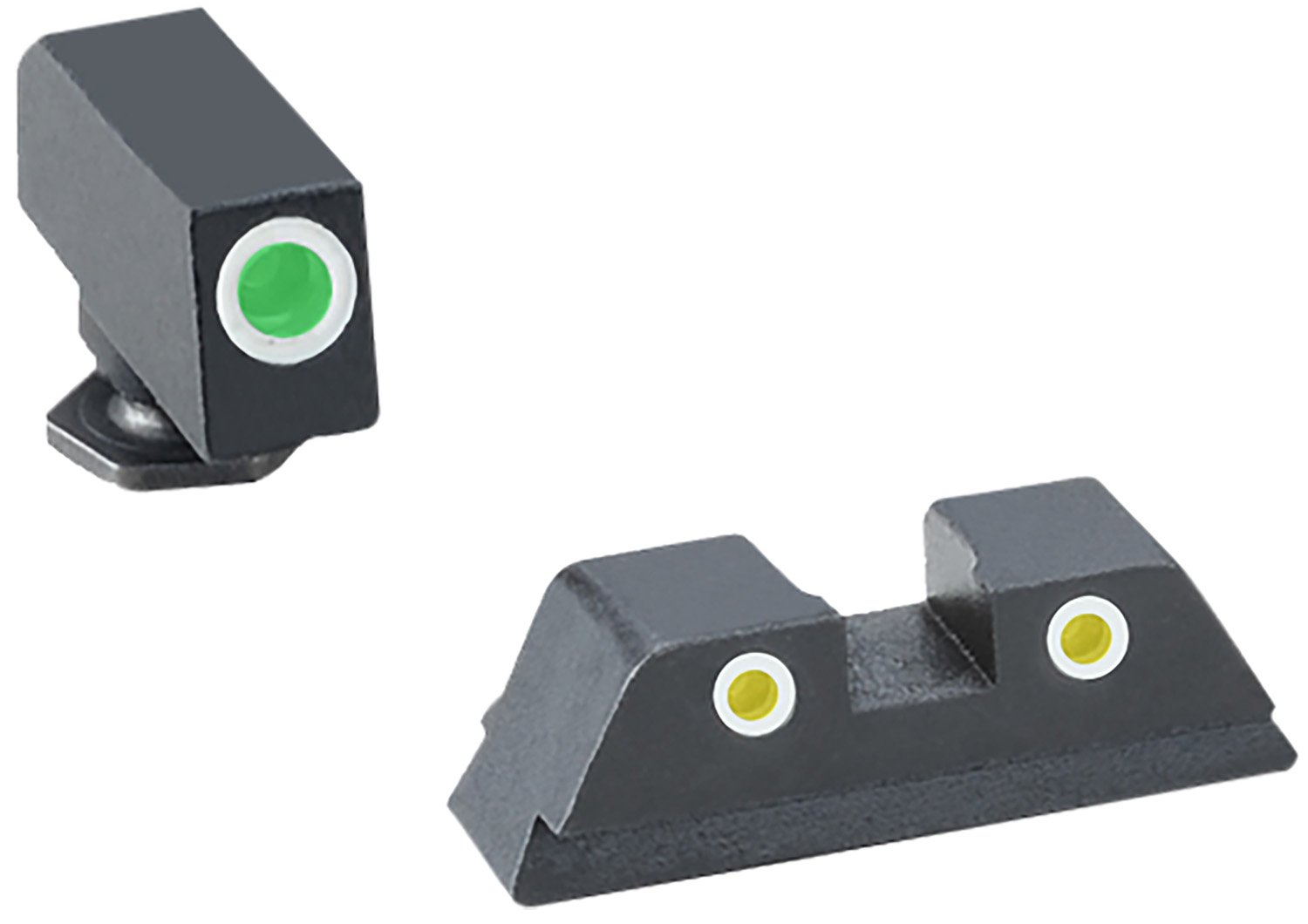 Buy TruGlo Tritium Pro Green Sight Set for Glock 42/43 Steel Black online