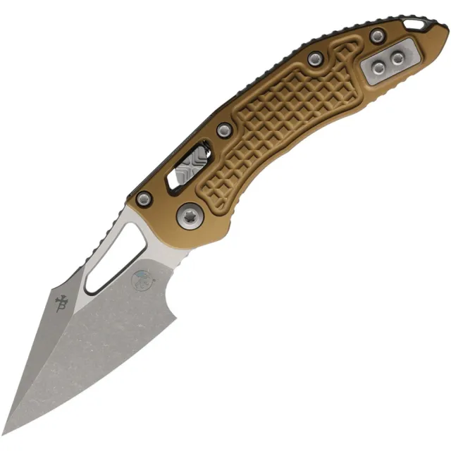 Microtech M-Stitch 3.19 In SE Ram-Lok Apocalyptic Standard Frag Tan